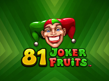 Augļu tēmas spēļu automāts 81 Joker Fruits